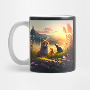 Majestic Mother Fox Mug